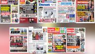 NASLOVNE STRANE SUTRAŠNJIH NOVINA: Prelistavanje štampe za subotu, 8. avgust 2026. godine