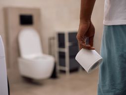 WC, toalet-papir, velika nužda