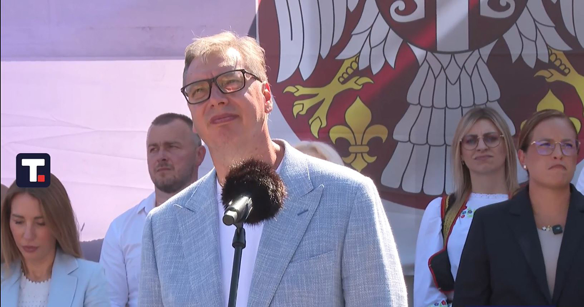 Predsednik Vučić obilazi radove na putu Ivanjica - Sjenica