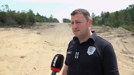 Luka Čaušić, načelink Sektora za vanredne situacije MUP-a Srbije , Deliblatska peščara požar