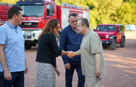 Ivica Dačić doček SVS, iz Francuske