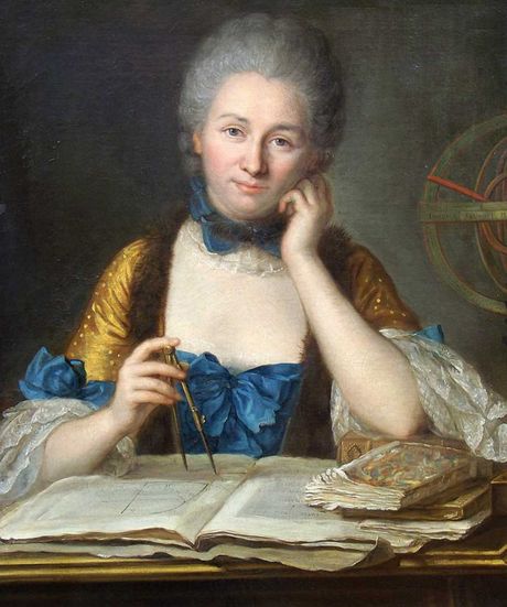 Portret Emili di Šatle, pripisan Morisu Kentenu de La Turu, oko 1750.