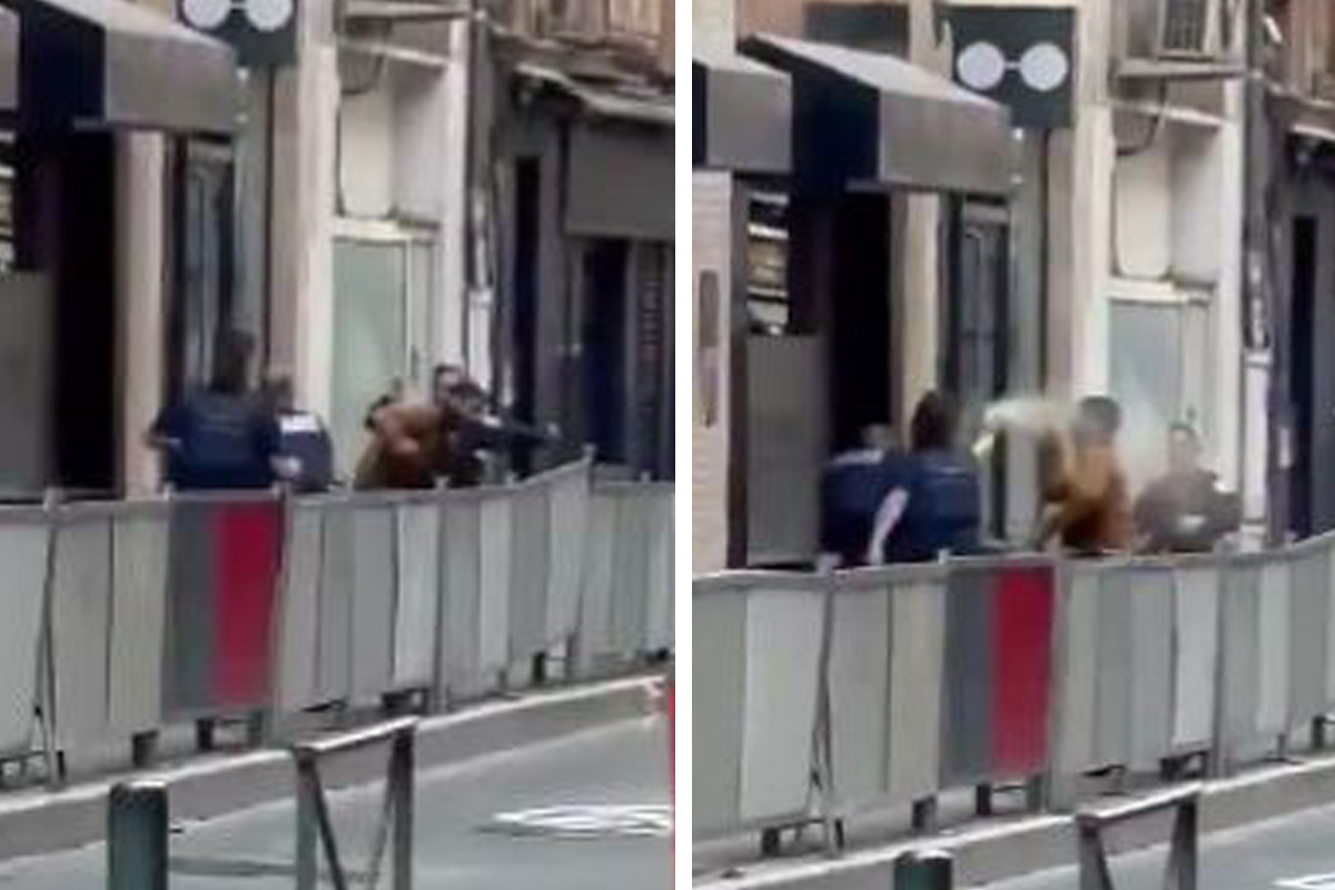 Snimak napada u Tuluzu: Ranjena dvojica policajaca, muškarac nožem nasrnuo i vikao "Alahu akbar"