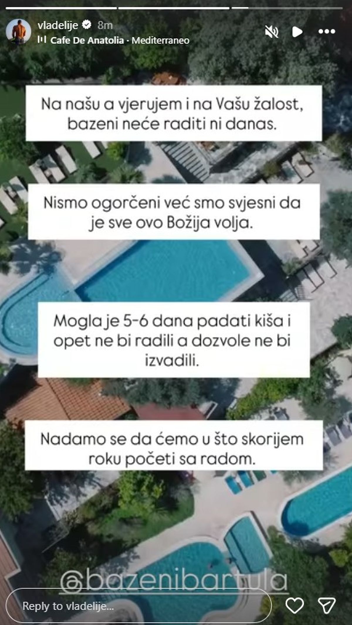 Tomoviću inspekcija zatvorila sezonski posao, on se oglasio: "Ni danas nećemo... nismo ogorčeni"