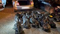 Zaustavili auto, pa pronašli više od 140 kilograma duvana: Krivična prijava protiv muškarca (38)