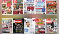 NASLOVNE STRANE SUTRAŠNJIH NOVINA: Prelistavanje štampe za četvrtak, 13. avgust 2026. godine