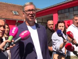 Aleksandar Vučić, Poseta, Veliki Popović