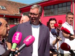Aleksandar Vučić, Poseta, Veliki Popović