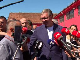 Aleksandar Vučić, Poseta, Veliki Popović