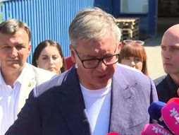Aleksandar Vučić, Poseta, Veliki Popović