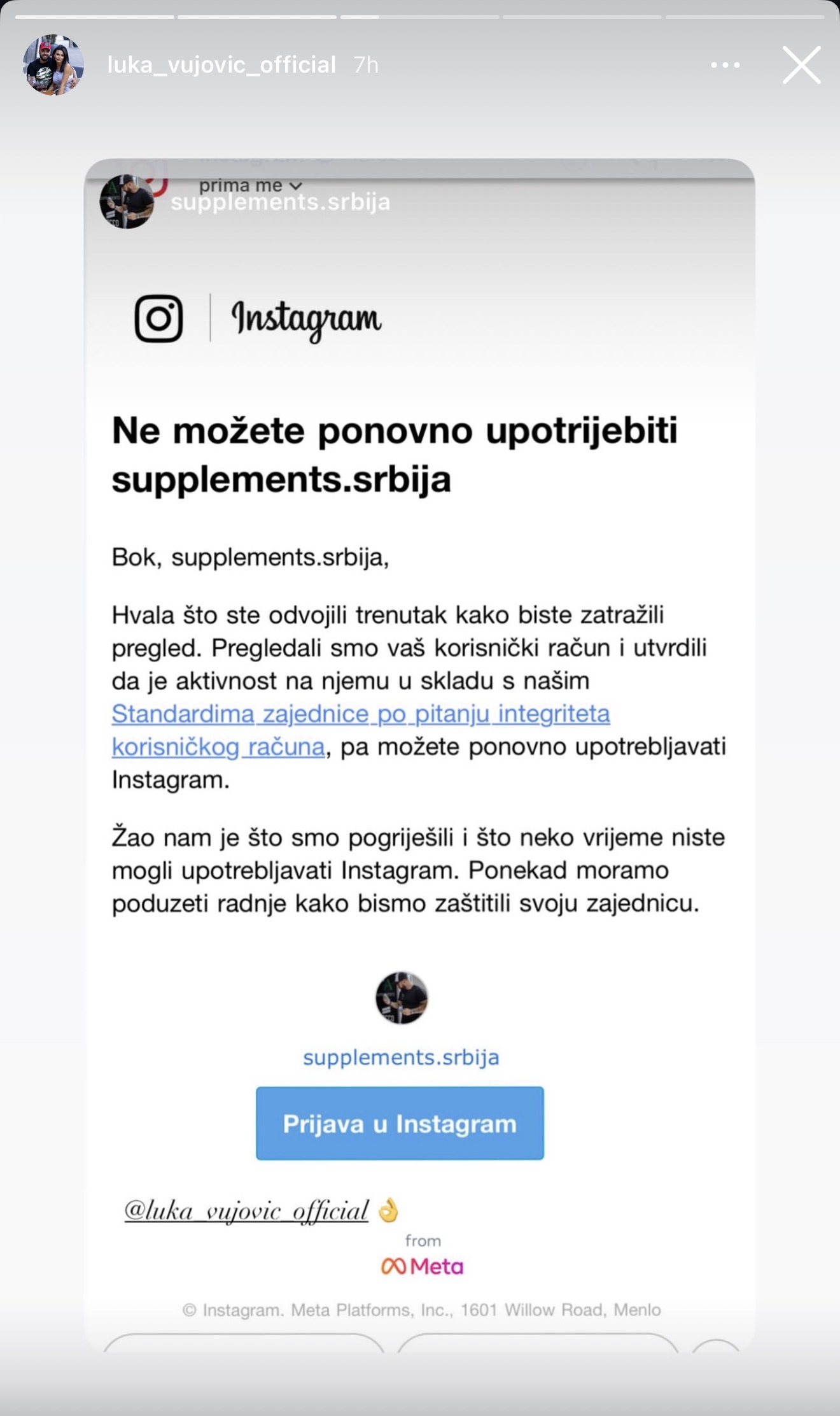 Trudna Anita i Luka napadnuti! Par se odmah oglasio - Slučaj je prijavljen nadležnim organima