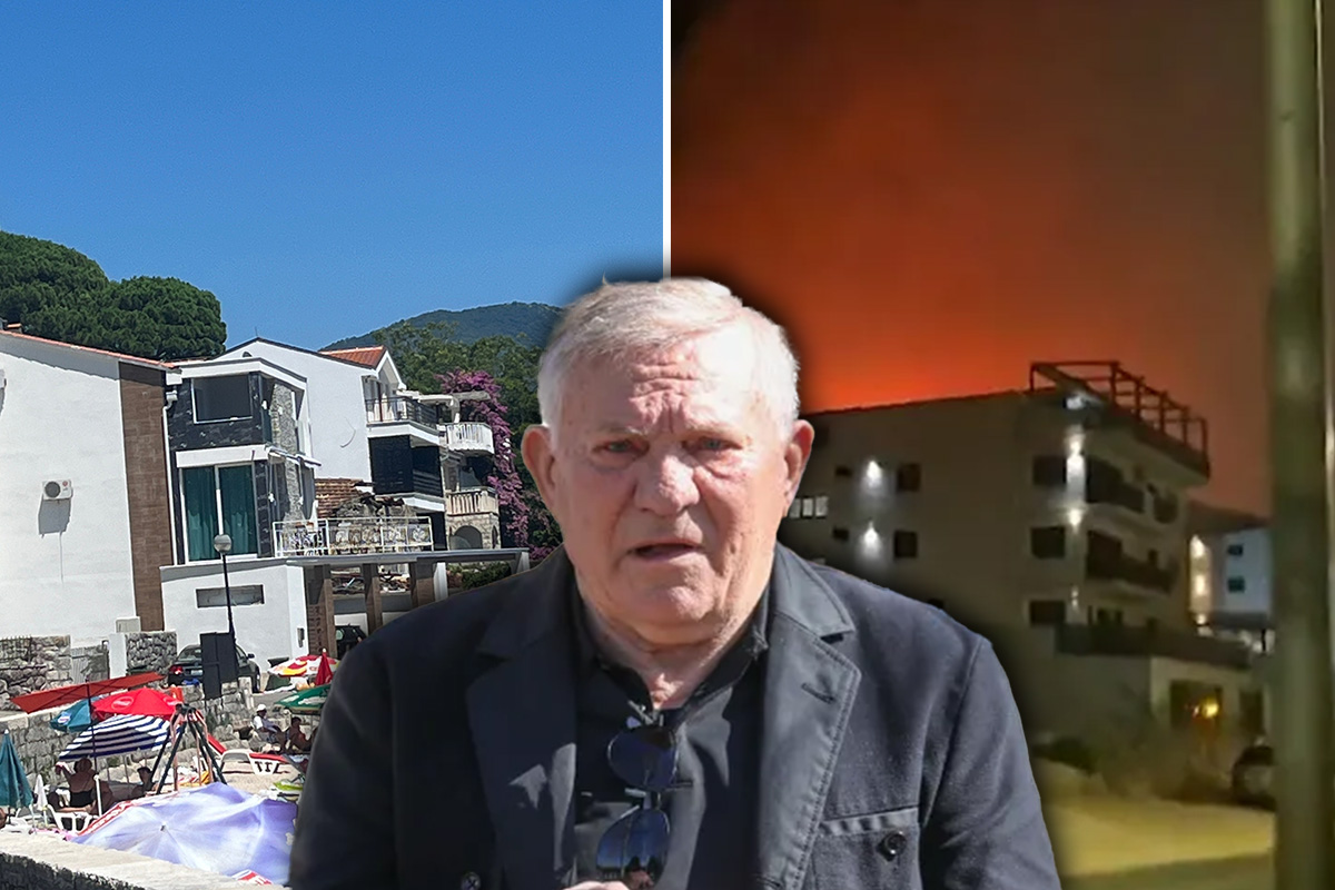 Baošići u plamenu, evakuisano nekoliko kuća: U žarištu požara u CG, folker ima vilu: Nedavno dao 200.000€