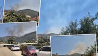 Novi snimci iz Crne Gore: Vatra stigla skoro do Đenovića, avioni gase požar, vidi se plamen