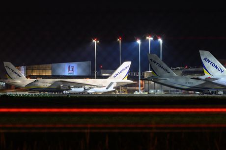 An-124 Leipzig Halle Lajpcig, Avion