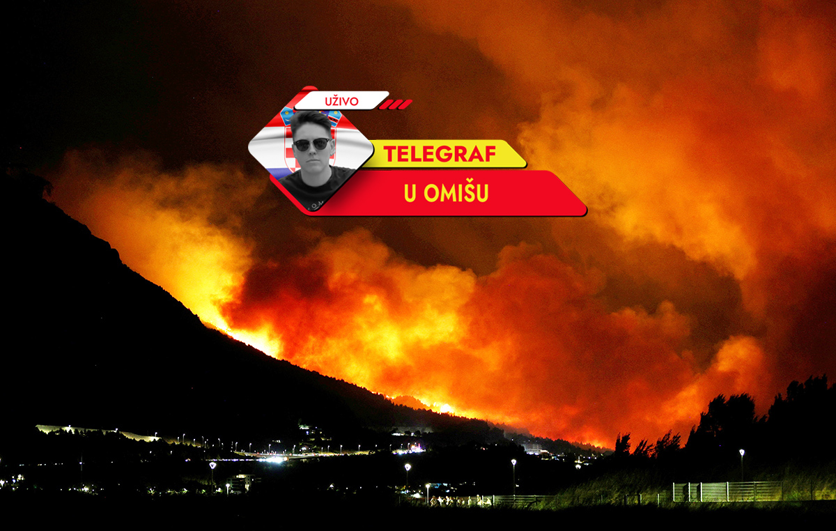 Jezivi detalji požara u Omišu! Rampa bila spuštena, meštani nisu imali kuda: Vatra dohvatila ženu!