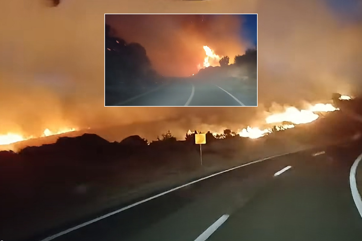 Ne smiruje se požar na Dugom otoku: Izbila još 4 kod Zadra, pet osoba povređenih u Omišu životno ugroženo