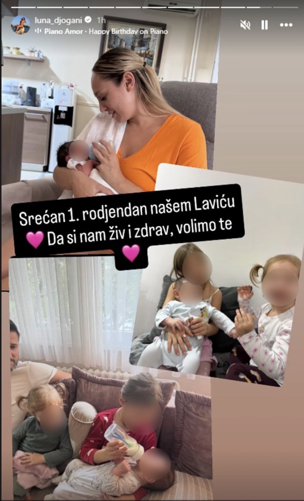 Slavlje u domu Lune Đogani, preplavile je emocije, pa se oglasila: Čestitke stižu sa svih strana