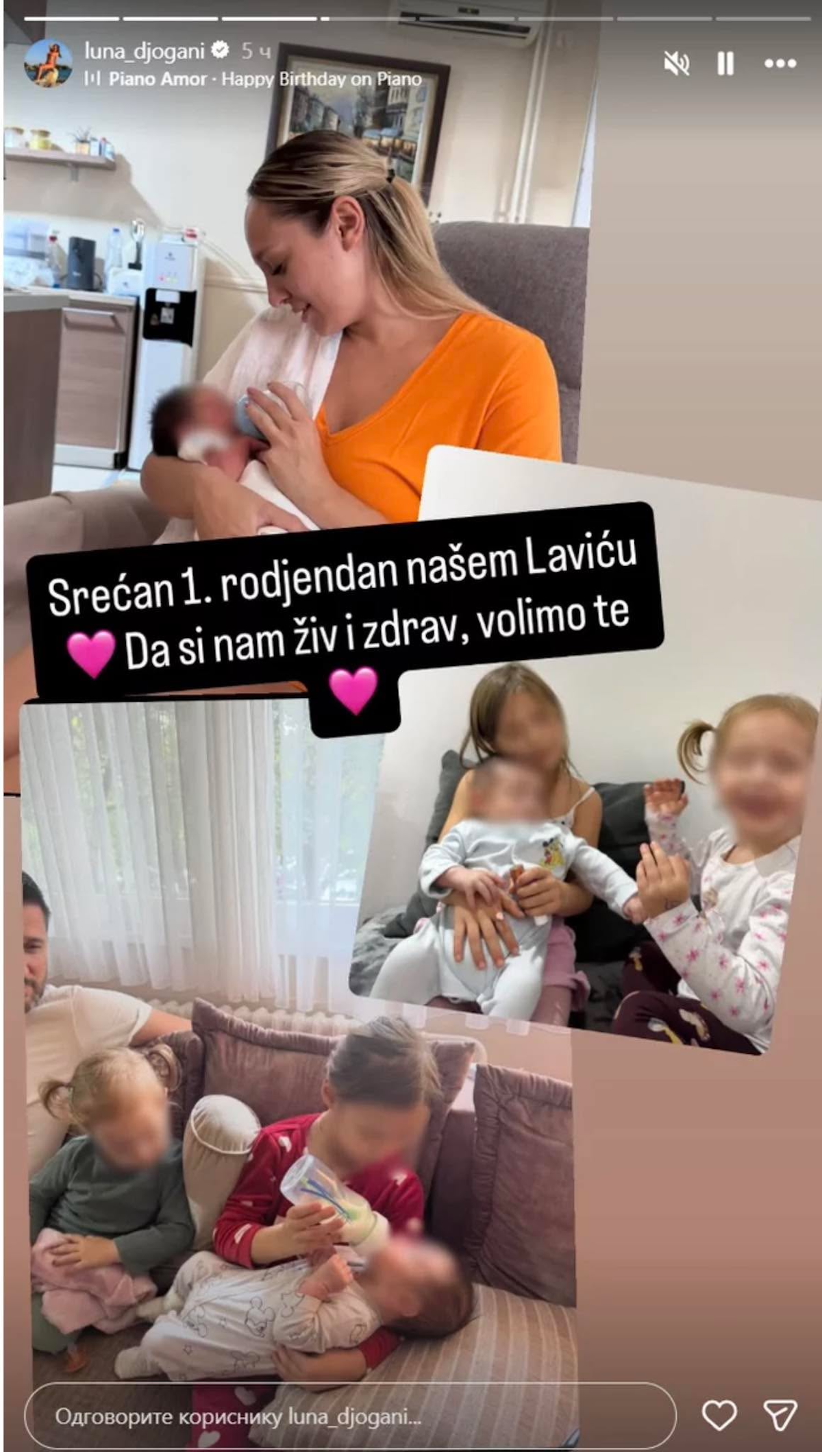 Veliko slavlje u porodici Đogani, Luna se oglasila i podelila radosnu vest: Čestitke stižu, povod je divan