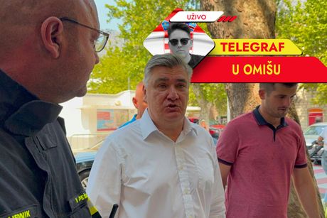 Omiš, Požar, Hrvatska, Telegraf u Omišu, Zoran Milanović
