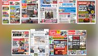 NASLOVNE STRANE SUTRAŠNJIH NOVINA: Prelistavanje štampe za subotu, 15. avgust 2026. godine