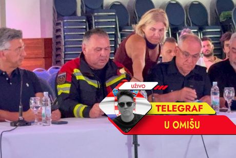 Omiš, Požar, Hrvatska, Telegraf u Omišu, Slavko Tucaković