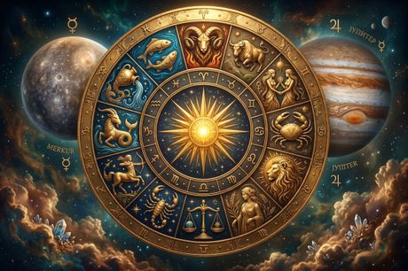 jupiter i merkur, horoskop