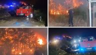 POBEDA VATROGASACA KOD UBA: Vatra, koja je zahvatila deponiju i nisko rastinje pod kontrolom!