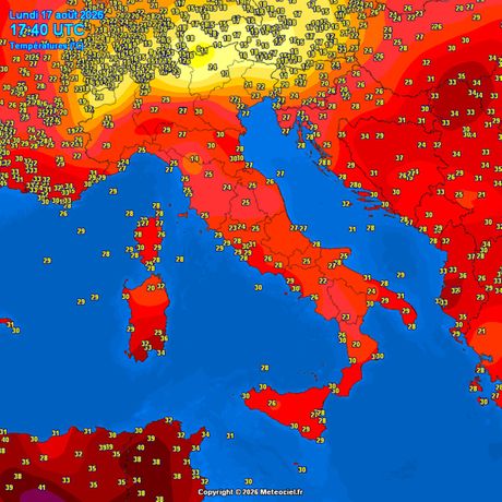 Trenutne temperature vazduha