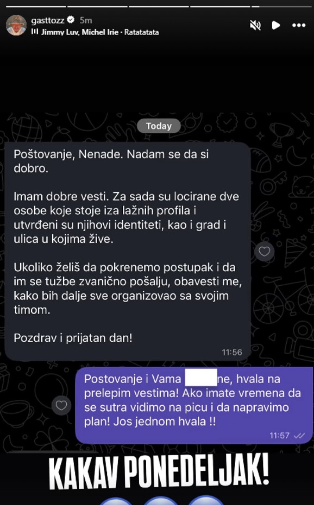 Hitno se oglasio Gastoz, u problemu zbog Anđele: Dobio poruku, locirane su dve osobe u vezi prevare