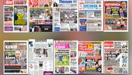 NASLOVNE STRANE SUTRAŠNJIH NOVINA: Prelistavanje štampe za utorak, 18. avgust 2026. godine