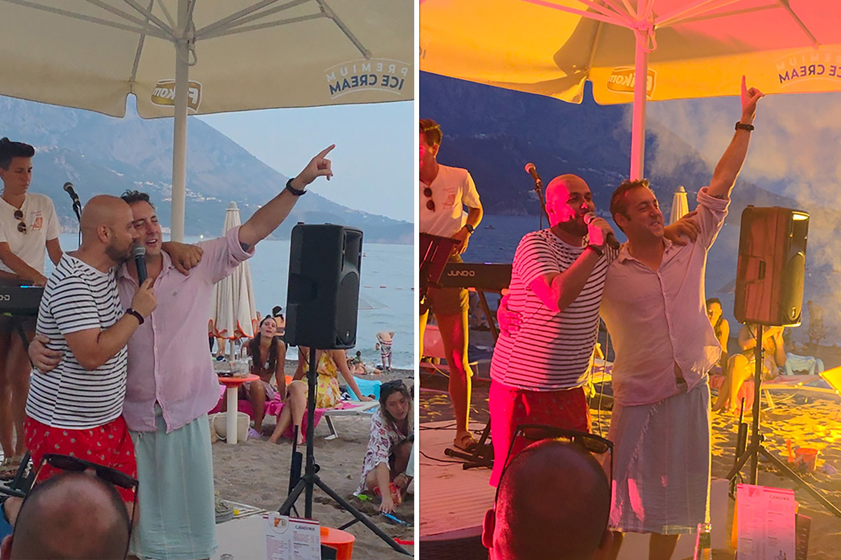 Petar Strugar u peškiriću, uzeo mikrofon i pred punom plažom uradio OVO: Nije znao da ga snimaju, pa se zaneo