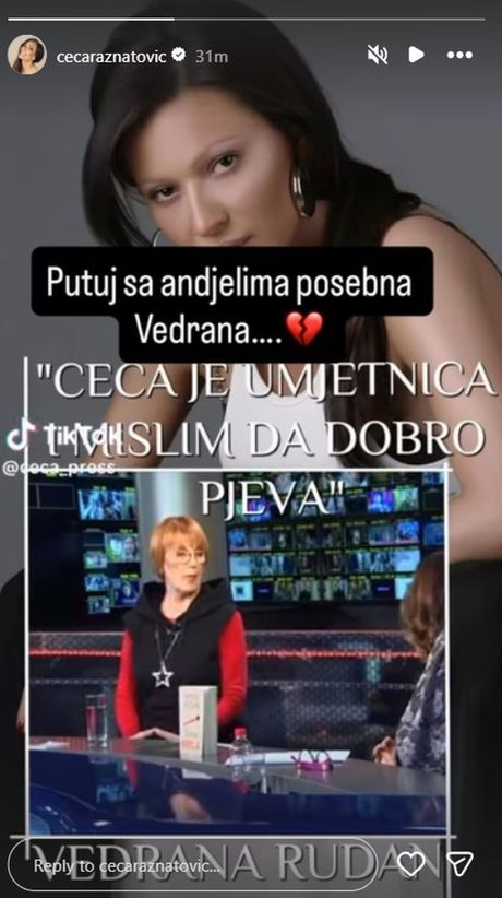 Ceca Ražnatović, Vedrana Rudan