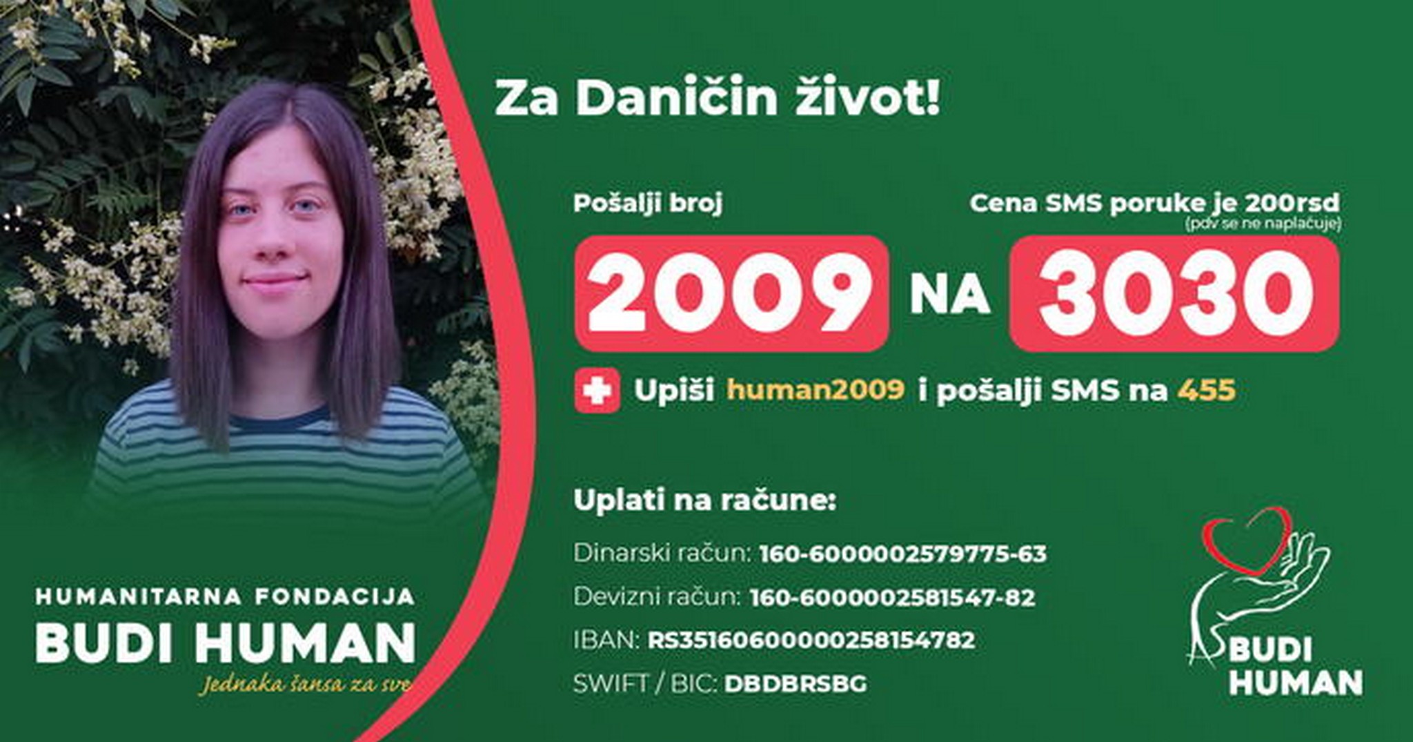Njena hrabrost nas sve uči lekcijama: Danica vodi najvažniju bitku, potrebna joj je naša pomoć da preživi