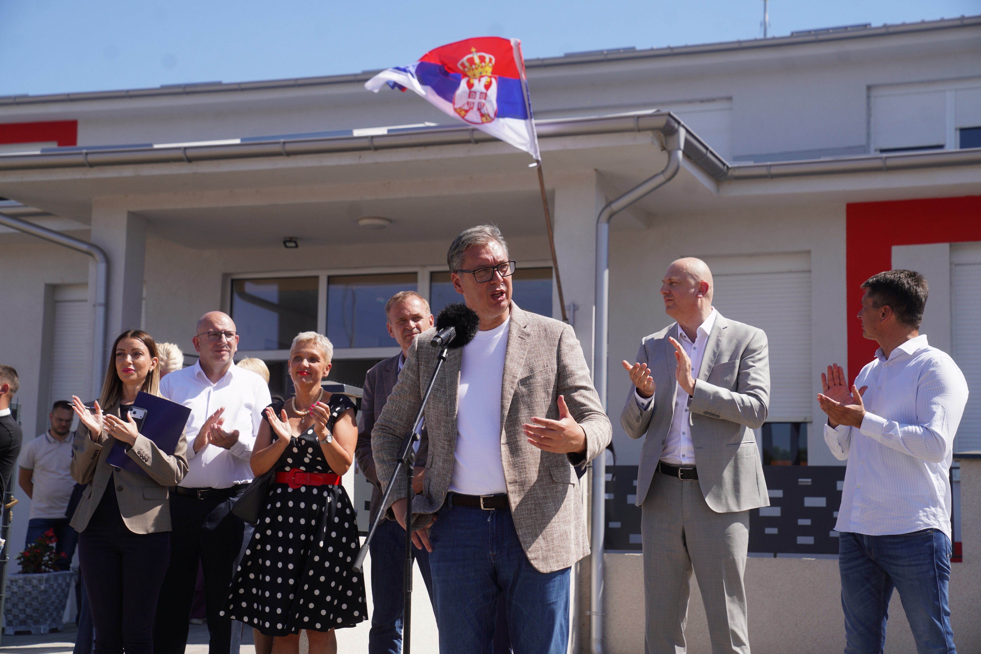 Vučić obilazi porodicu Filipović u Pejkovcu, opština Žitorađa