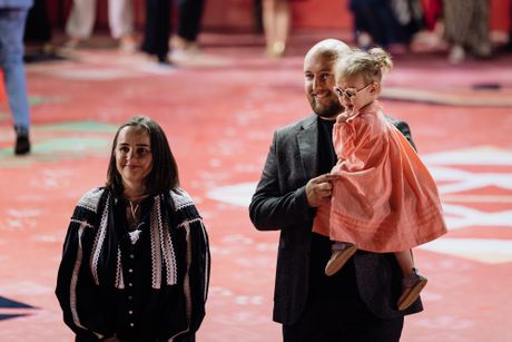 Raisa Razmerita with Ionom Gnautic and daughter at SFF