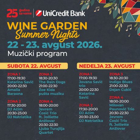 Wine Garden program
