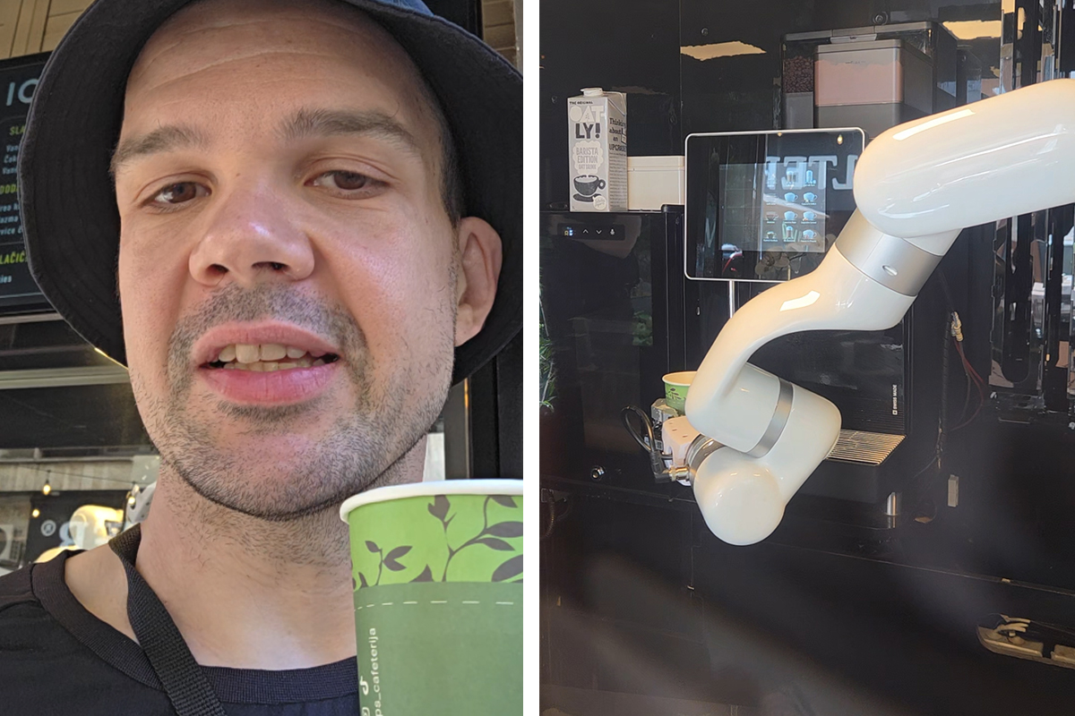 U centru Beograda popio sam kafu koju mi je skuvao ROBOT