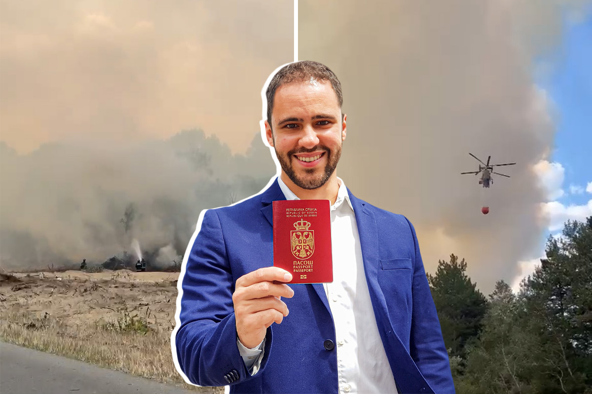 Živi smo, kuća stoji, ali... Čuveni Brazilac se vratio u srce stihije: Emotivni snimak iz Deliblatske peščare