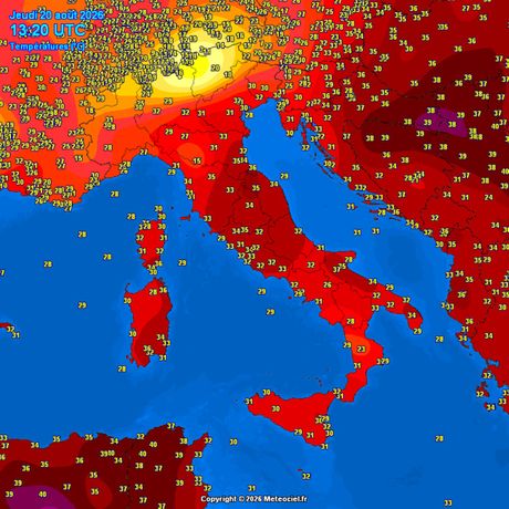 Trenutne temperature vazduha