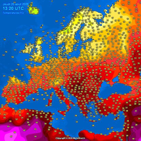 Trenutne temperature vazduha