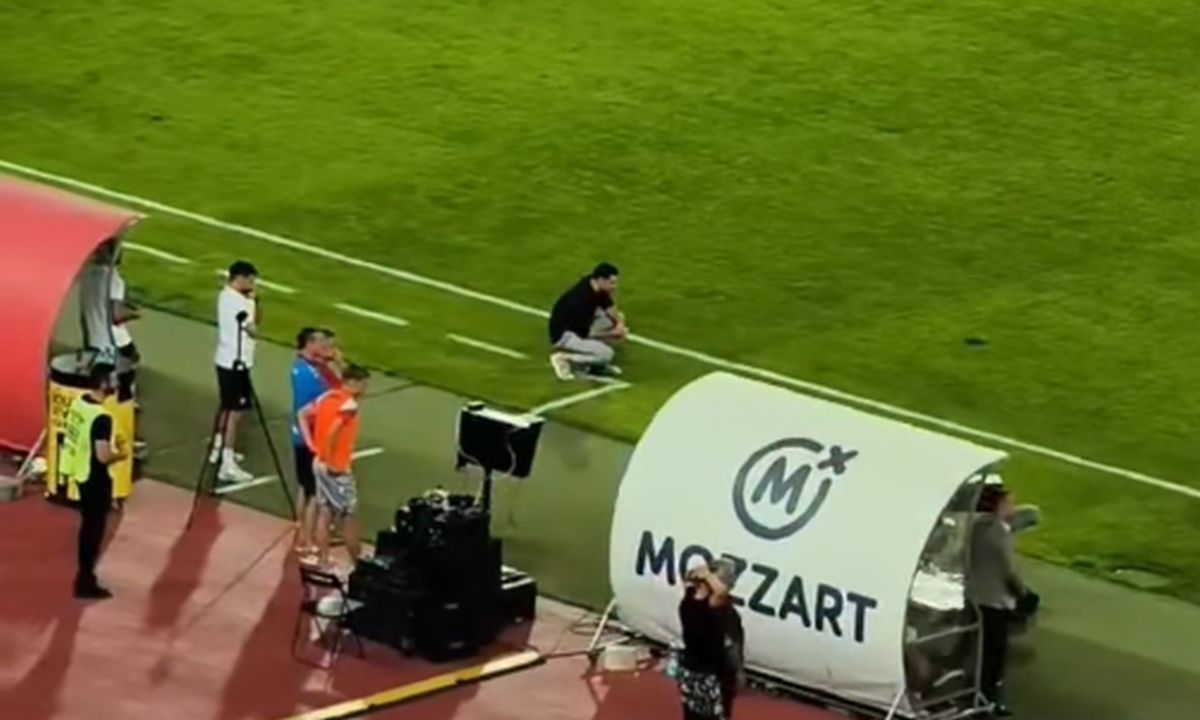 Ovo niste videli u TV prenosu! Pogledajte reakciju Alberta Rijere posle gola Zvezde