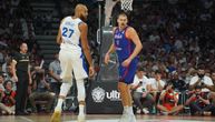 Srbija - Francuska: Orlovi vode! Jokić za sada uspeva da se izbori sa Vembijem, skandiraju mu "MVP"