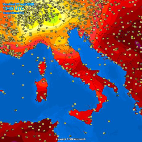 Trenutne temperature vazduha