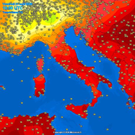 Trenutne temperature vazduha
