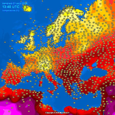 Trenutne temperature vazduha