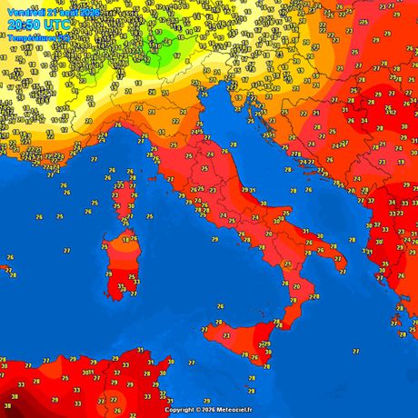 Trenutne temperature vazduha