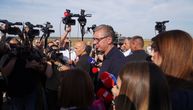 Vučić obilazi radove na izgradnji OŠ "Jovan Cvijić" u selu Provo, kod Vladimiraca