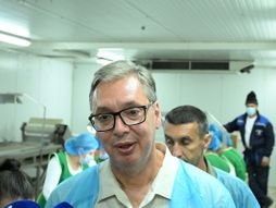 Aleksandar Vučić, Jablanički okrug, Lebane, Poseta
