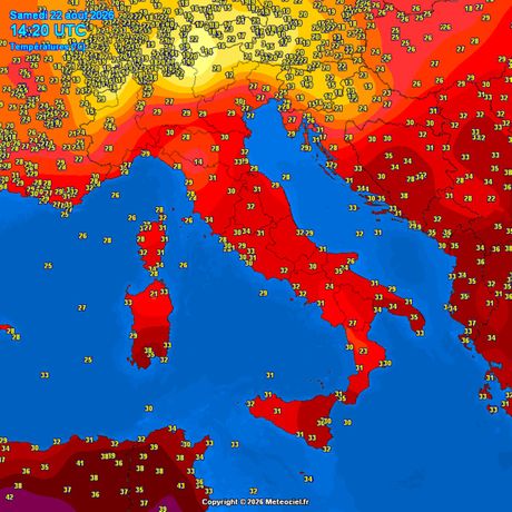 Trenutne temperature vazduha