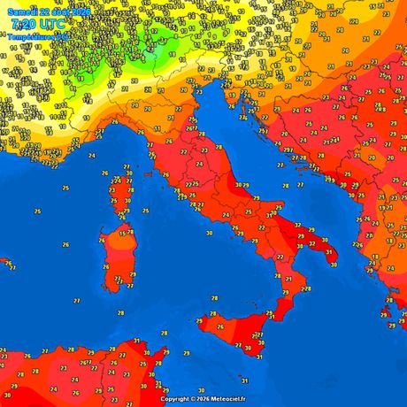 Trenutne temperature vazduha